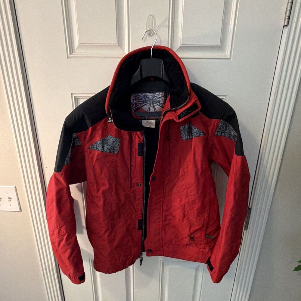 Vintage Spyder Snowboard /Ski Jacket Red Black Thinsulate insulation Mens L
